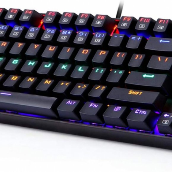 Redragon K552 Mechanical Gaming Keyboard Rainbow LED Backlit Wired NEW - Picture 4 of 4